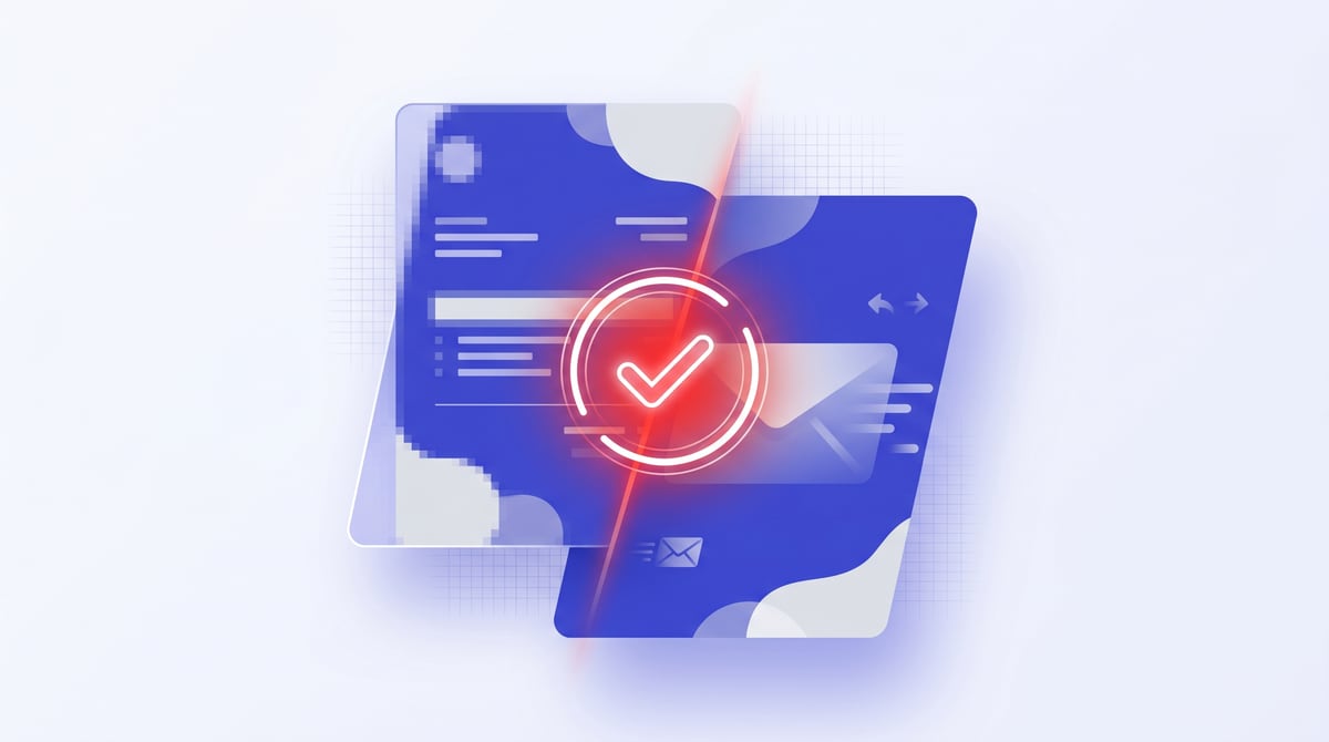 A deepfake invoice and spoofed email caught by a verification check