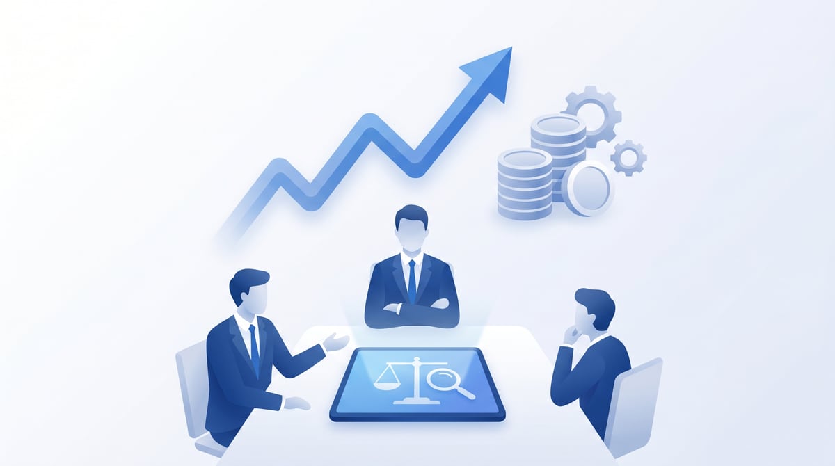 A business reassessing its financing as the cost of debt rises with interest rates